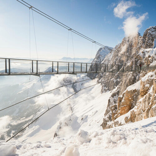 Dachstein Hangbrücke hangbruggen Europa