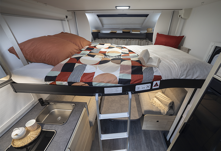 Lifting bed Chausson Profile 798 Anniversary Line