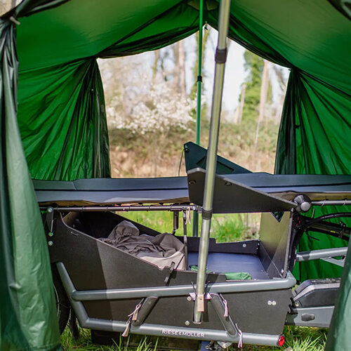 Sleep, work and adventure with the SpaceCamper Bike