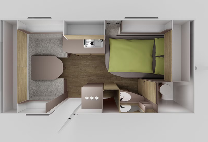 NIEUW! NEXT 380: lichtgewicht caravan van Fendt