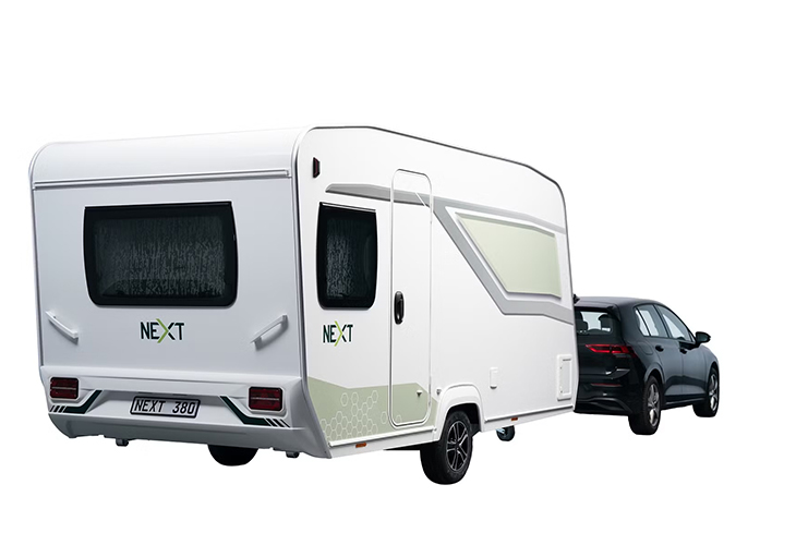 NIEUW! NEXT 380: lichtgewicht caravan van Fendt