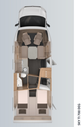 Knaus Sky TI 2027: VW Crafter, flat floor and ‘apartment comfort’