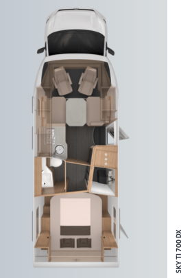 Knaus Sky TI 2027: VW Crafter, flat floor and ‘apartment comfort’