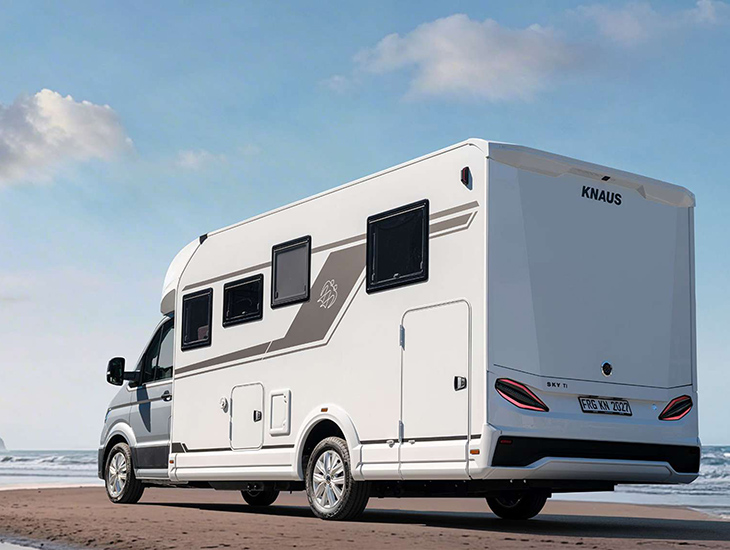 Knaus Sky TI 2027: VW Crafter, flat floor and ‘apartment comfort’