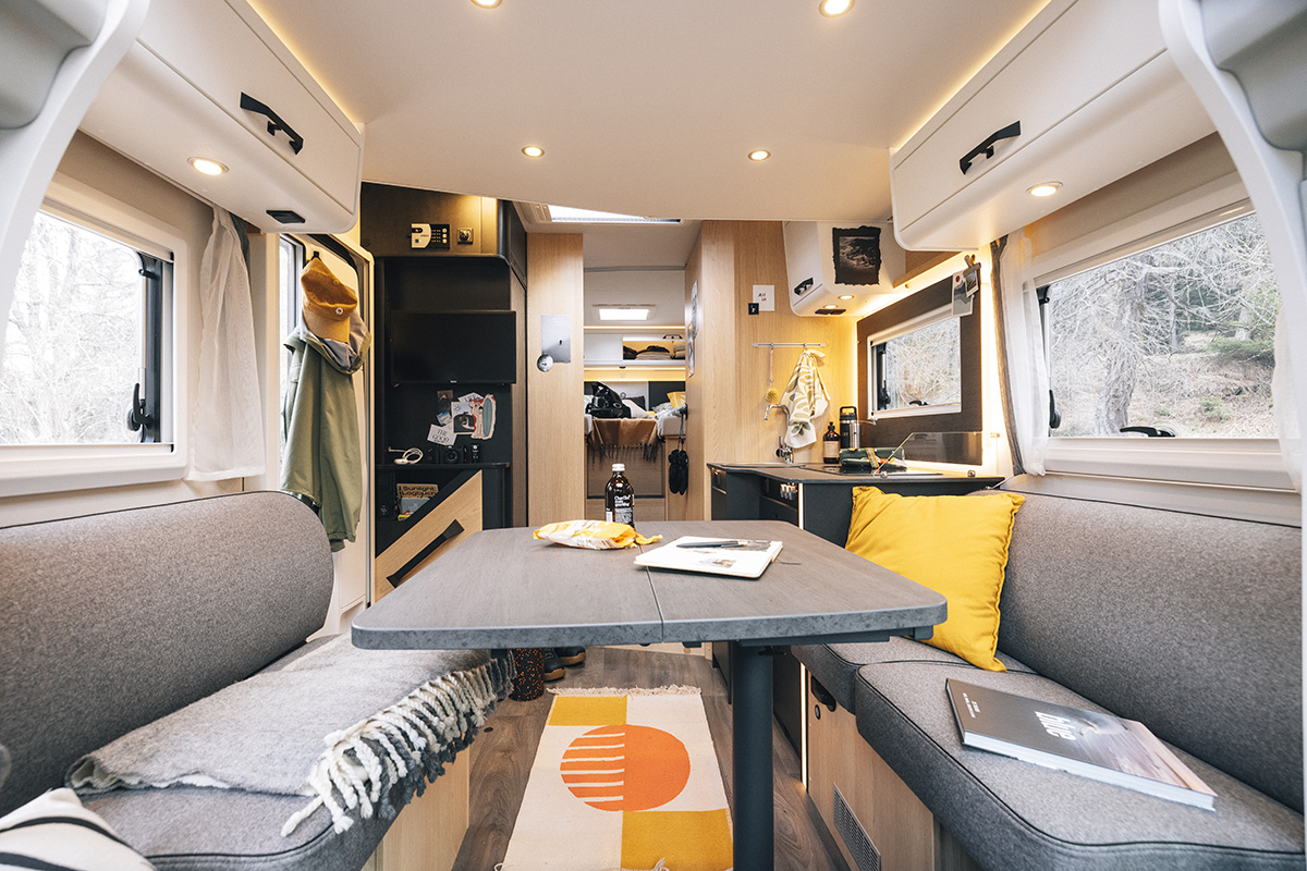 Interior of the Unlimited Sunlight UNLTD series, showcasing rugged design for outdoor enthusiasts